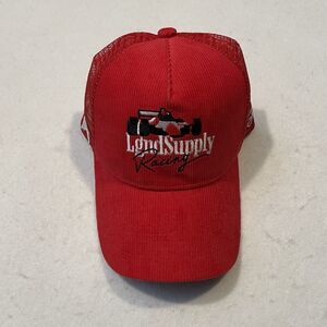 LGND Supply Co. RACING TEAM Corduroy Mesh Snapback hat Trucker Ballcap NWT